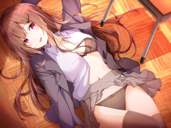 ソシャゲ部先輩にエッチぃ舌手つきで甘々誘惑されて【CV野上菜月様】 サンプル1ページ目