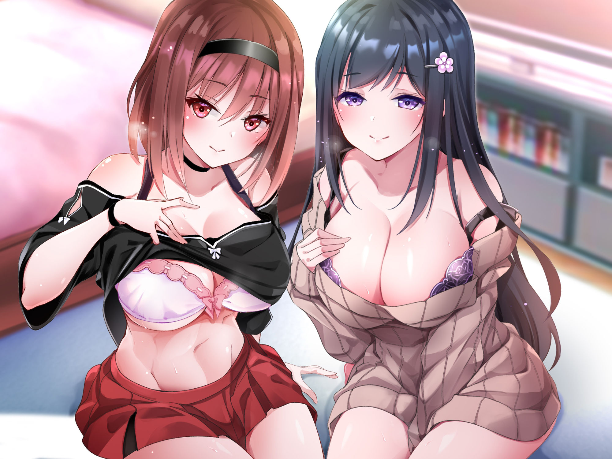 【CV:MOMOKA。＆コトザ】あずは＆ゆい最後まで甘々癒しエッチ生活 サンプル1ページ目
