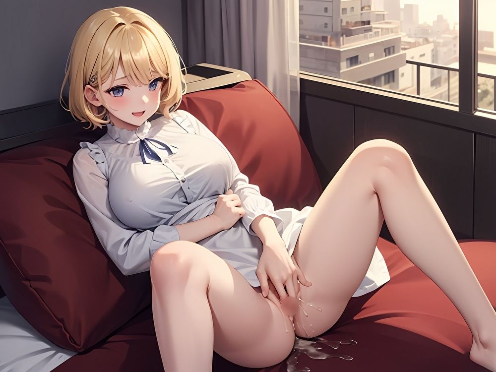 【新しいおもちゃでオナニー実演】超恥ずかしがり屋声優の結女ちゃんにエッチな質問を100個してみたらびっしょり濡れておもちゃオナニー＋体温測定 ＋おまんこ温度測定 サンプル1ページ目
