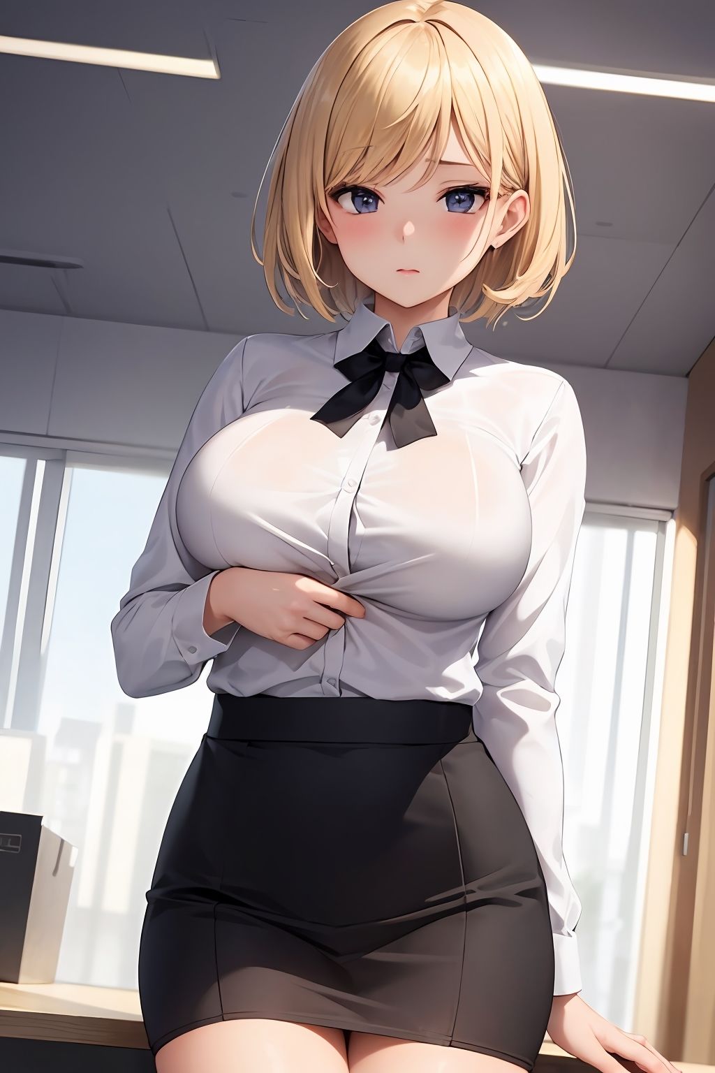 【オナニー実演】オナニーを楽しもうとしていたのに会社から呼び出されて出勤に→クイックオナニーで性欲を解消する同人声優の結女ちゃん サンプル2ページ目