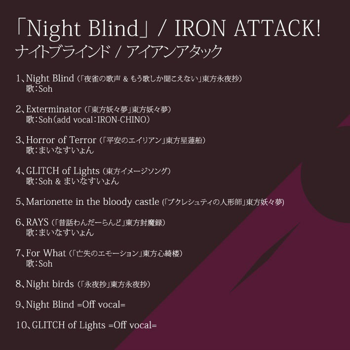 Night blind サンプル2ページ目