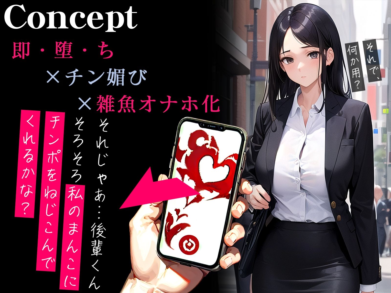 【オホ声】催●アプリでハイキャリアOLが即チン媚び〜後輩クンとハメ撮りプロジェクト〜 サンプル3ページ目