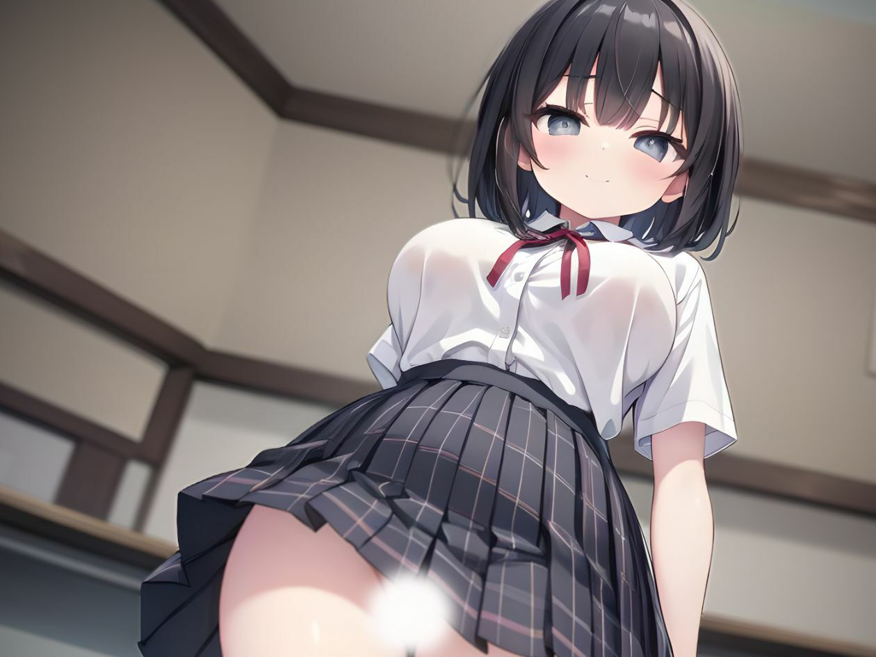【KU100】家ではメイドさんの同級生彼女に学校で手コキしてもらう サンプル2ページ目