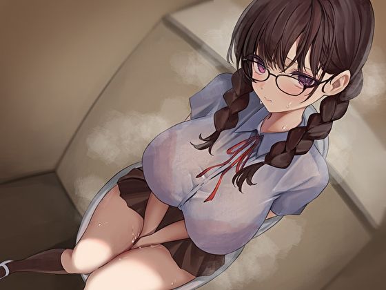影が薄いド陰キャJKの危険な趣味は男子トイレで1人エッチ…見つけた僕は共犯者！？スリルにハマって内緒のハラハラ校内射精 サンプル2ページ目