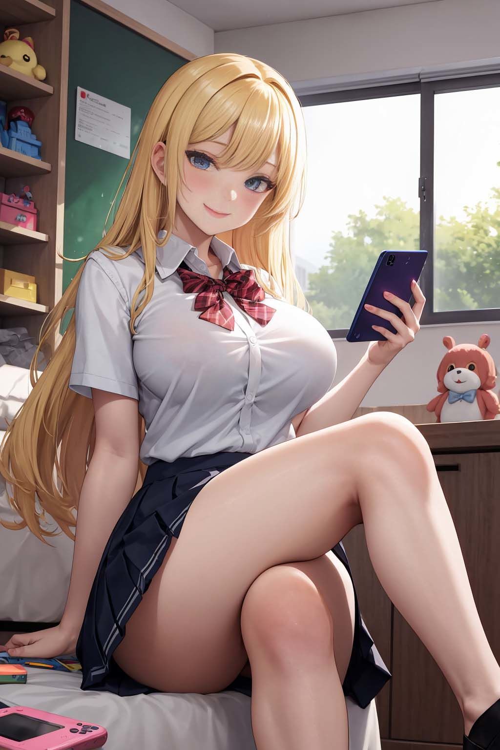 『学校をサボって僕の部屋をゲーセンとして使うサバサバ系女子はタダでヤラせてくれるけれど、イッてるのに絶対にイッてると認めないエロサバ女子だった！ サンプル1ページ目