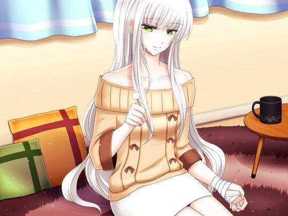 病みもち女の子の耳舐め子守唄耳かき CV水谷六花 サンプル1ページ目