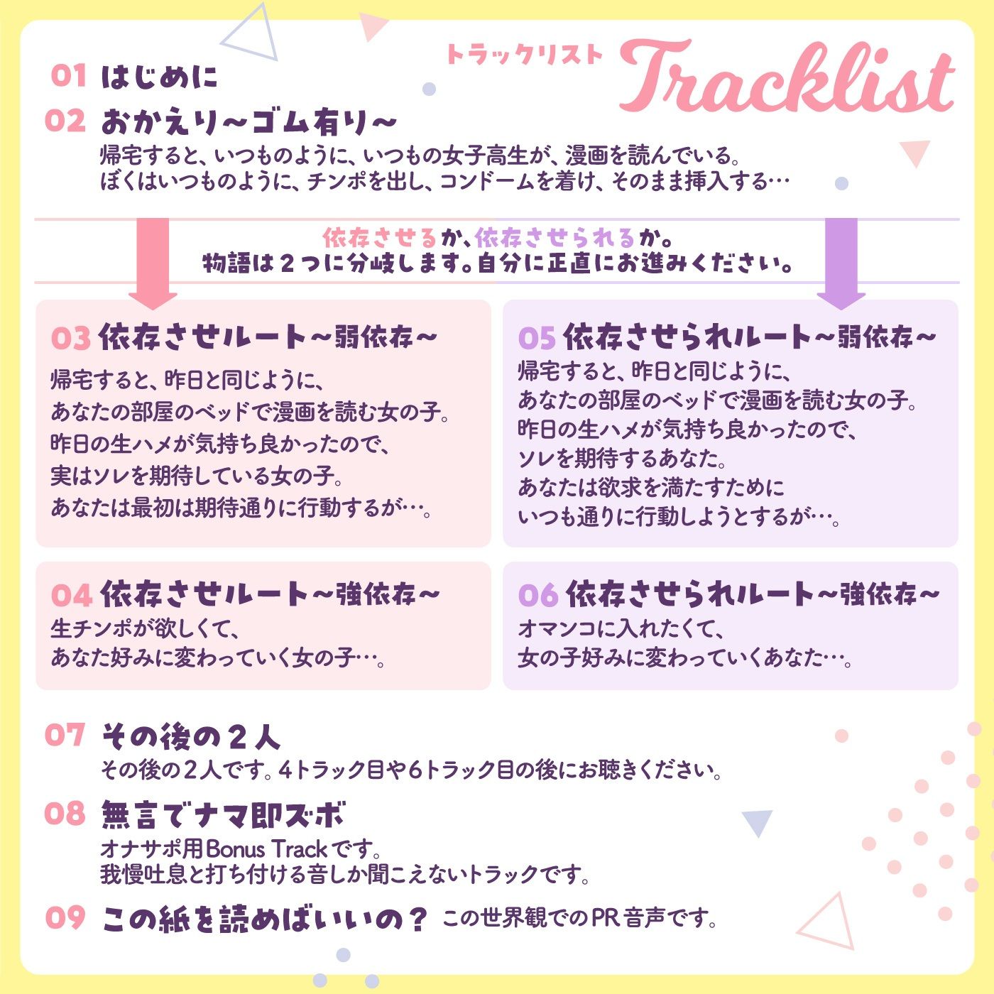 【即ズボ】ナマからの2つのストーリー★帰宅後即ズボズボさせてくれる入り浸りJK「入り浸り女子に即挿入1」〜依存させルートor依存させられルート〜 サンプル3ページ目