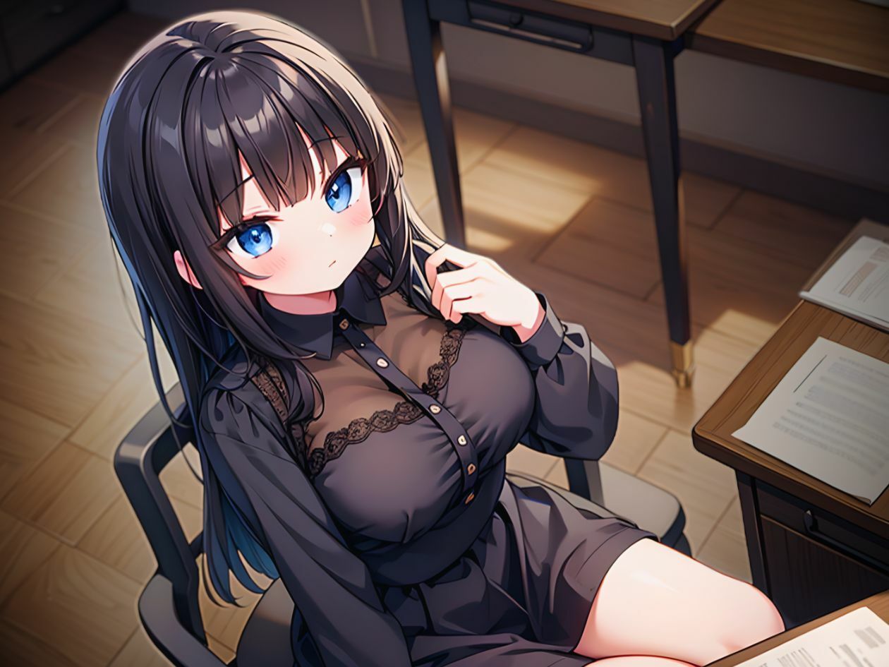 【KU100】担当している女性作家に資料と称してち〇ぽを見られたあげく手コキされる サンプル2ページ目