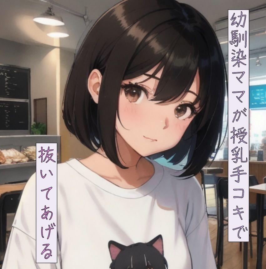 幼馴染ママが授乳手コキで抜いてあげる サンプル1ページ目