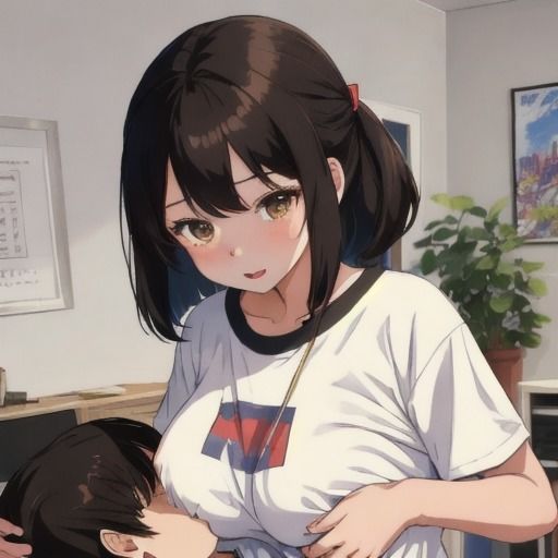 幼馴染ママが授乳手コキで抜いてあげる サンプル5ページ目
