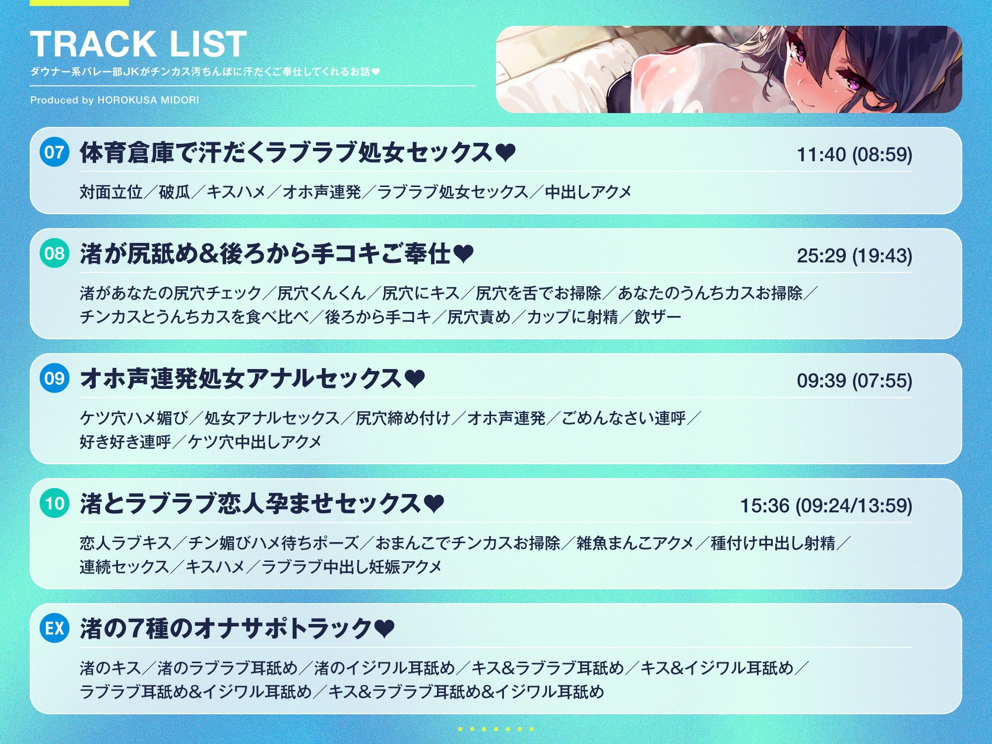 ダウナー系バレー部JKがチンカス汚ちんぽに汗だくご奉仕してくれるお話♪【KU100】 サンプル5ページ目