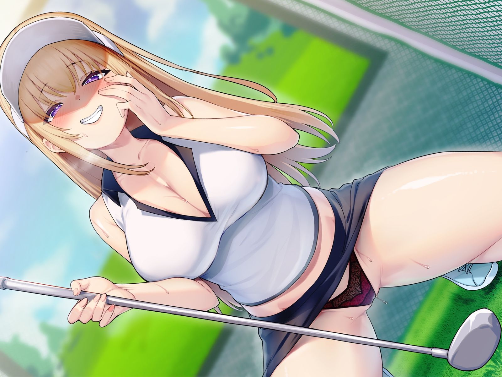 むちむち爆乳エロゴルファーの逆セクパーソナルレッスン♪密着指導で僕の長くて硬い極太クラブを弄びえっち サンプル4ページ目