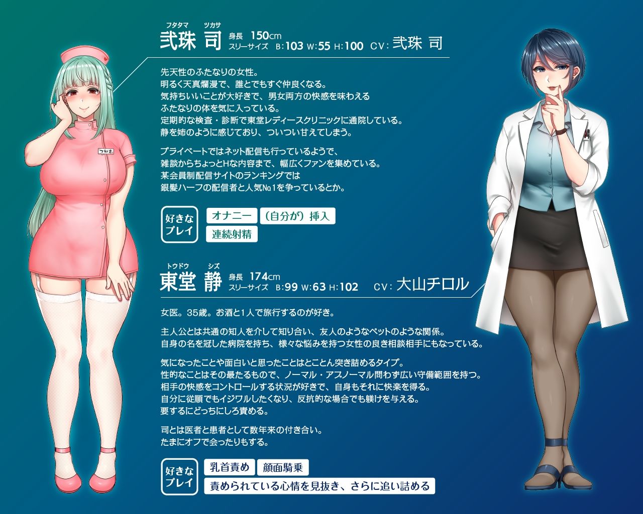キミのぜんぶ、イジめてあげるLuxury〜ふたなりお姉さんとクールな女医さん編〜 サンプル1ページ目