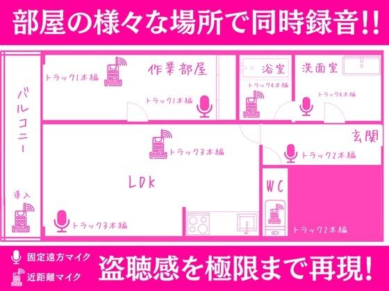 【盗聴風実演オナニー】更衣室？トイレ？どこでもすぐオナニーしちゃうむっつり潮吹き娘を盗聴＆強襲！手元マイクと遠方固定マイクで同時収録！2つの距離感で盗聴を楽しむ サンプル3ページ目