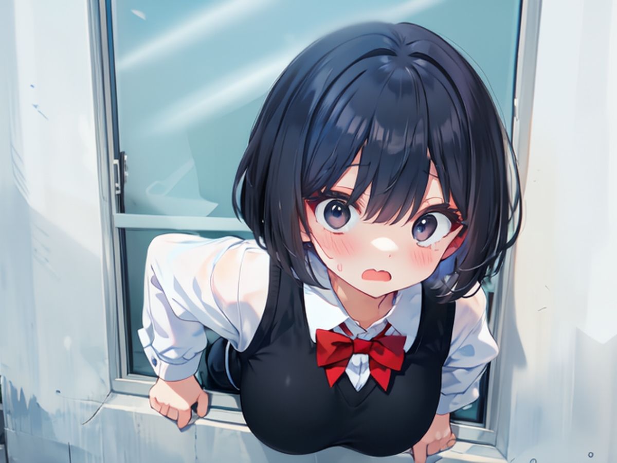 壁にハマった好きな子か？クラスメイトに犯●れているのを僕はたた？見ている事しかて？きなかった【壁尻ワールド】 サンプル2ページ目