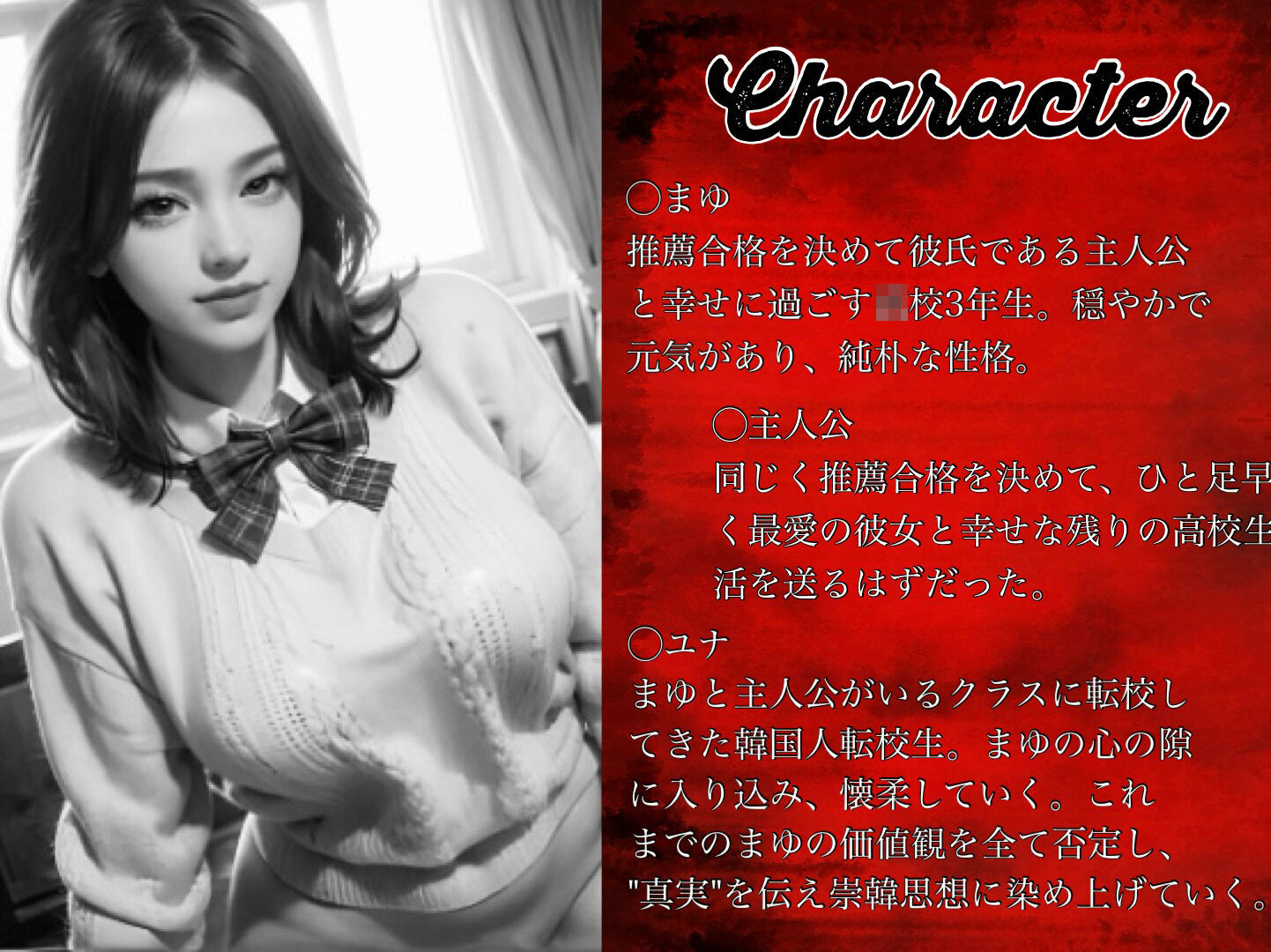 JK韓女様に人生破壊された僕 1 サンプル2ページ目