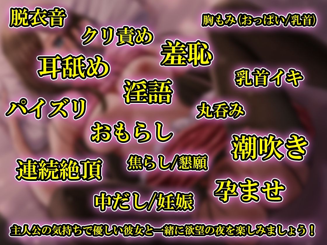 【バイノーラル】新婚えっち（R18）！〜今夜はあなたにすべてを捧げます サンプル3ページ目