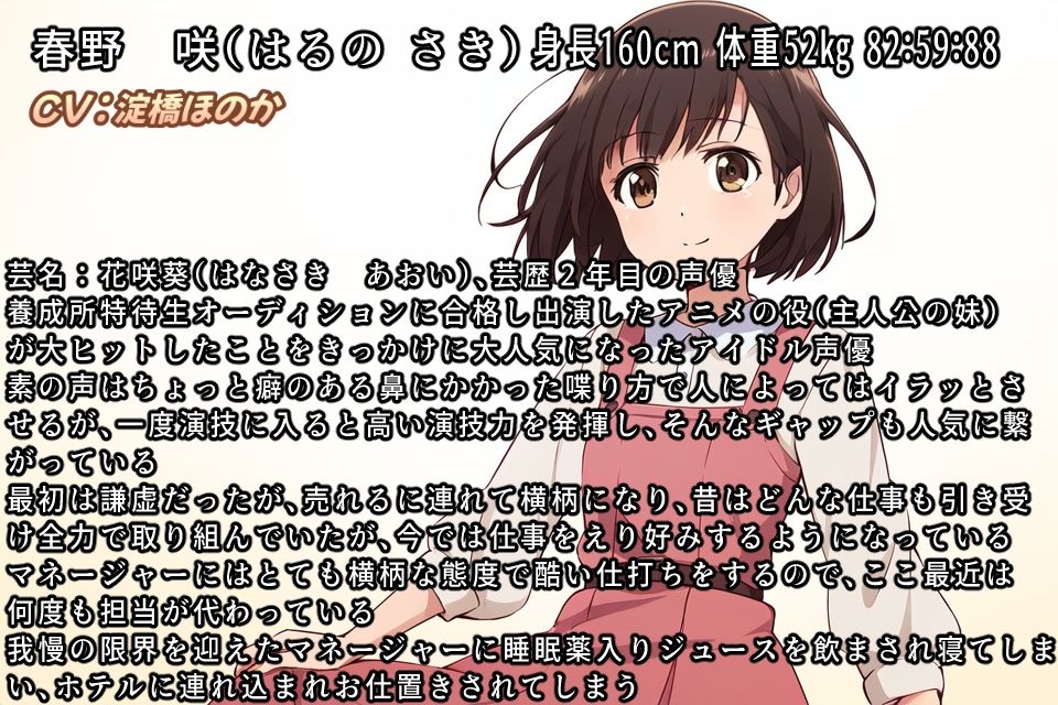 調子に乗ってる人気アイドル声優お仕置きハードレッスン サンプル3ページ目