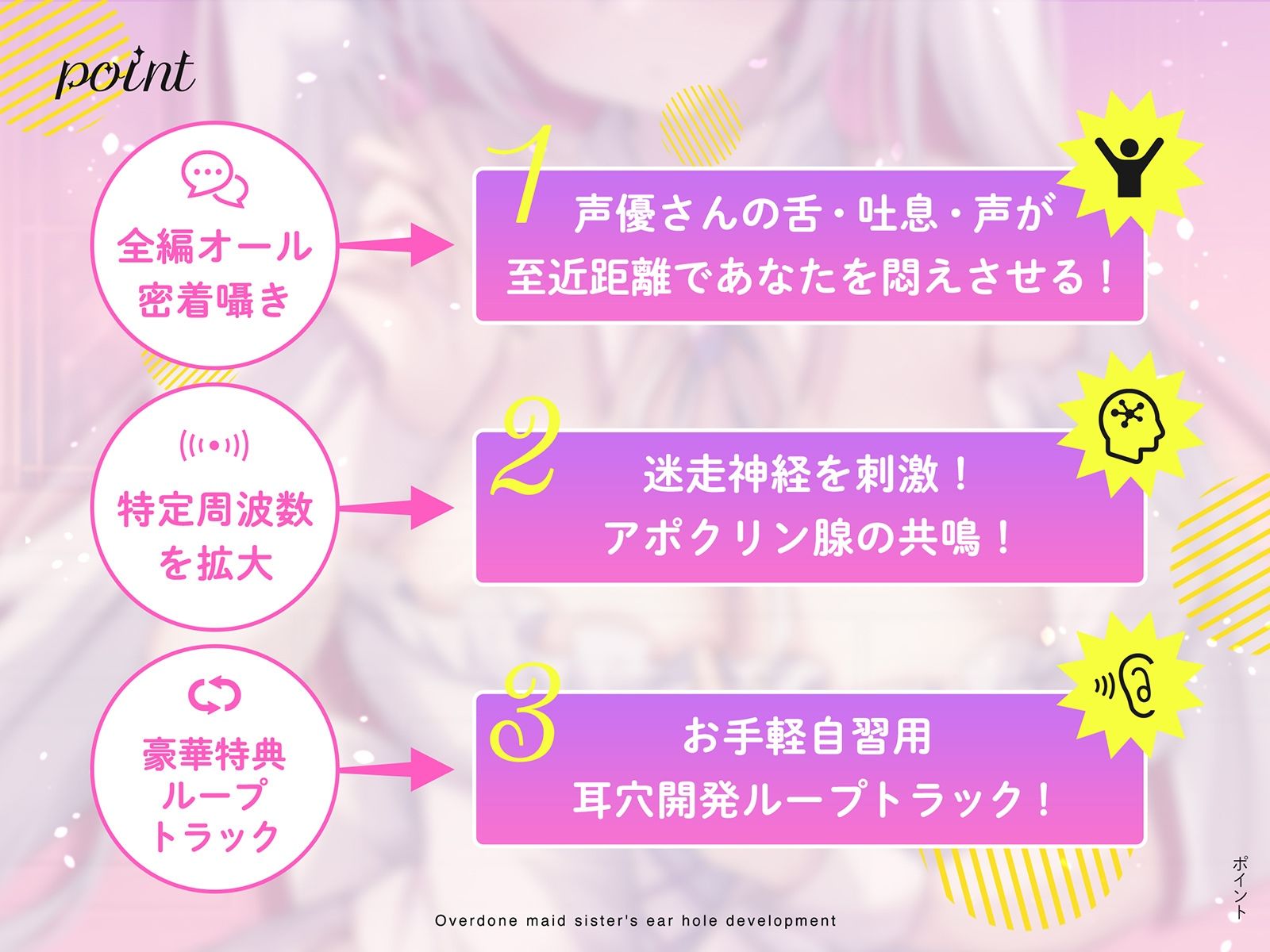 【更にもっと深く…】やりすぎメイドお姉さんの耳穴開発〜ミミラチオ・鼓膜舐め…迷走神経開発フルコース！！！〜 サンプル2ページ目