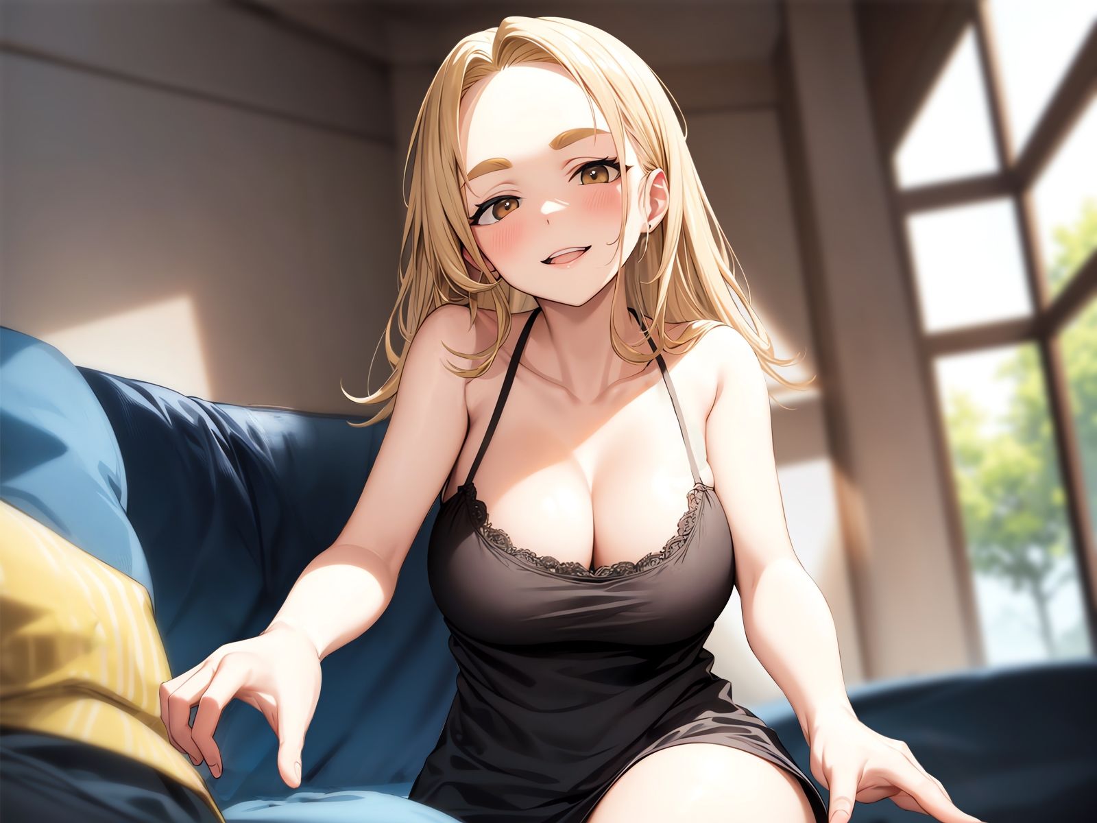 友人がいるのに…爆乳ギャルママは童貞の僕にだけ優しく密着してくる〜こっそり咥えて挟んで舐め回し生えっち〜 サンプル4ページ目