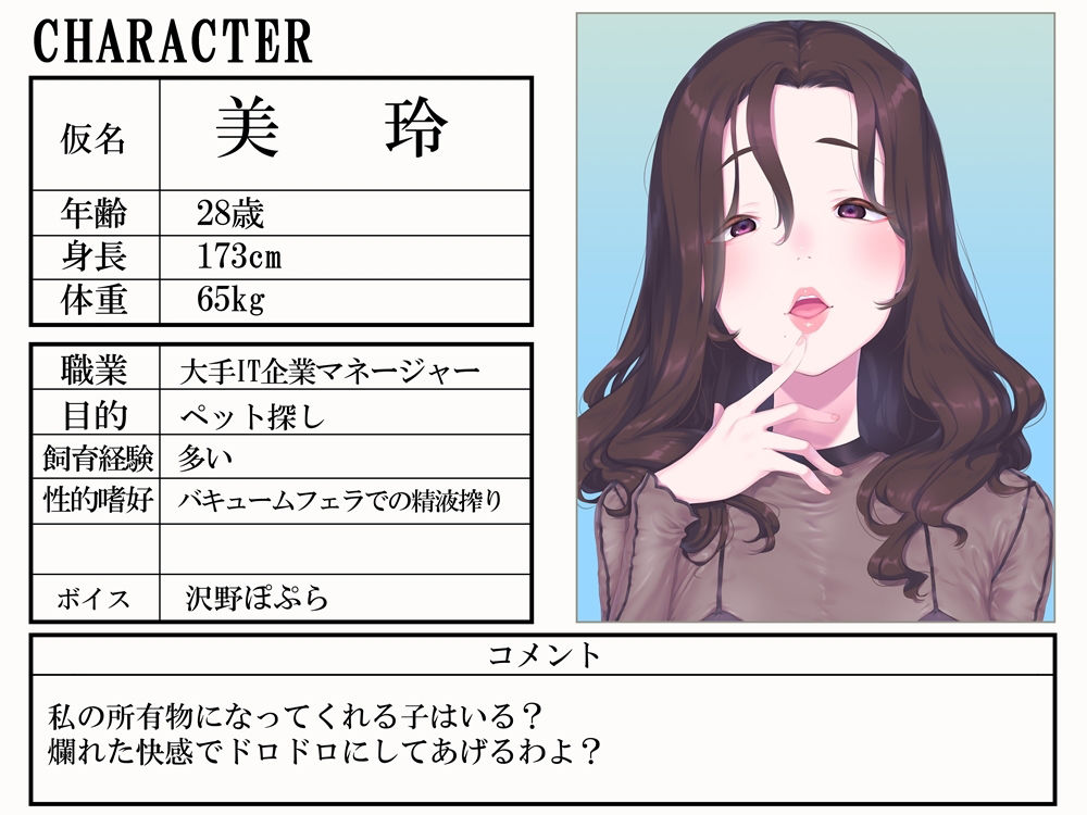 ミストレス紹介業者 理想のS女とマッチングする音声 サンプル3ページ目