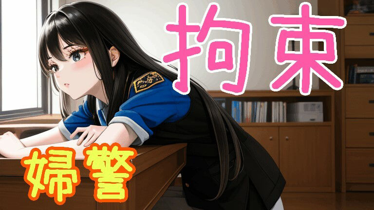 変装した婦警さんに騙され、いつの間にか拘束され牢獄の中にいた【ドM向け/手錠/囁き/逮捕】 サンプル1ページ目