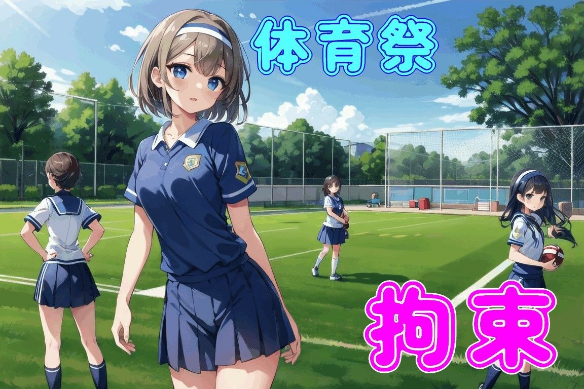 体育祭でドSな同級生に全力で応援/拘束される【ドM向け/拘束/囁き】 サンプル1ページ目