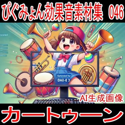 ぴぐみょん効果音素材集046カートゥーン サンプル1ページ目