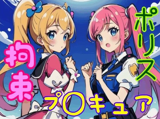 プ◯キュアに敵と間違えられ、必殺技で拘束されてとことん懲らしめられる【手錠/ドM向け/逮捕/囁き/猿轡】 サンプル1ページ目