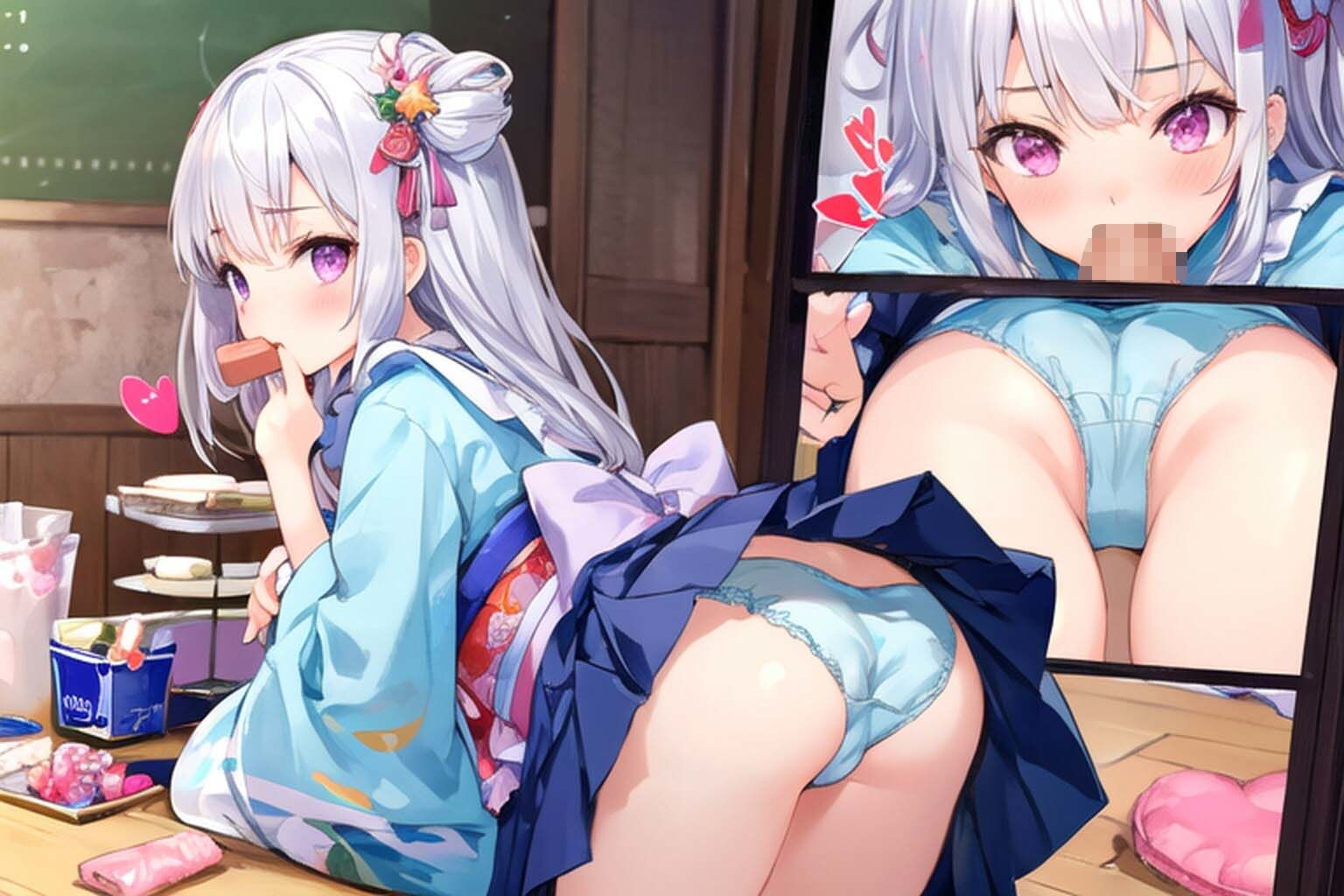 和風メイドカフェ、エトワルドゥメールにようそこ02ゆな編〜しっかり者の世話焼きな店員さんにお説教 サンプル4ページ目
