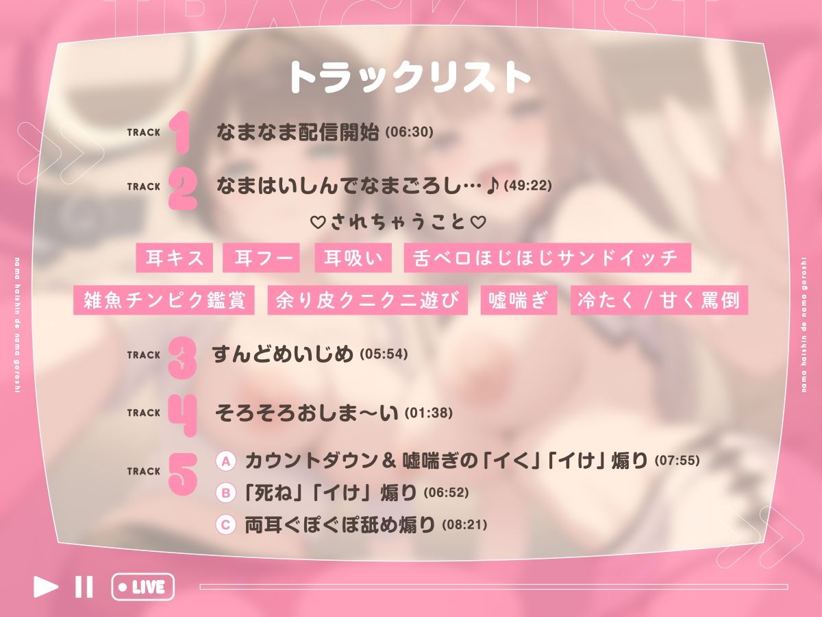 【なまなま】マゾのフォロワーさんを生配信で生殺ししちゃいま〜す サンプル4ページ目