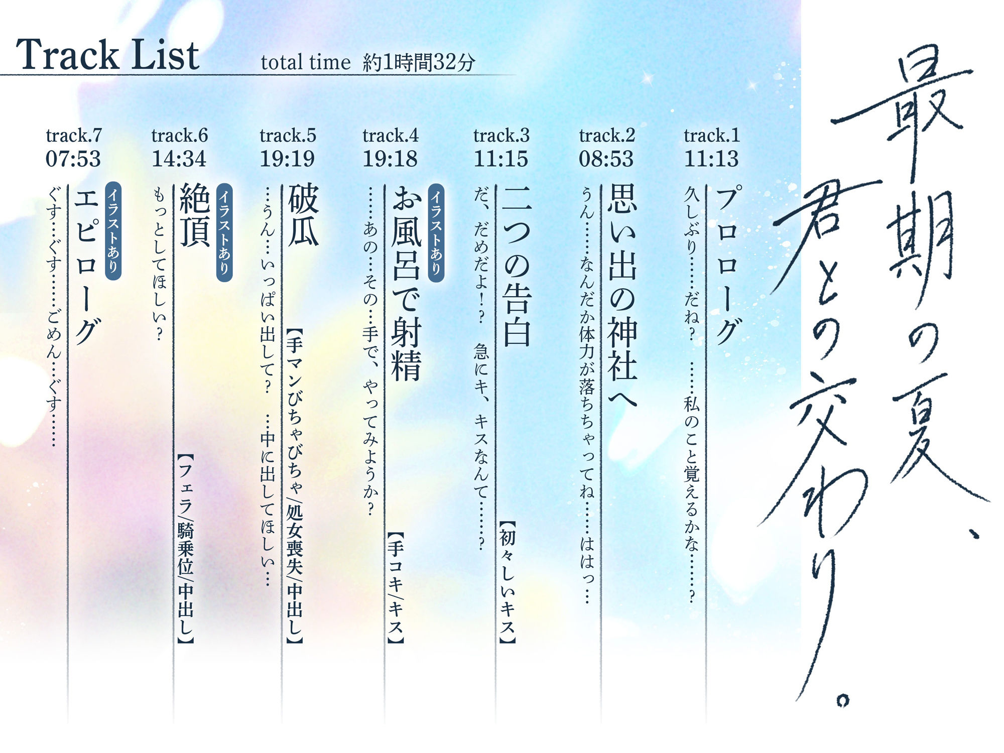 最期の夏、君との交わり。 サンプル3ページ目