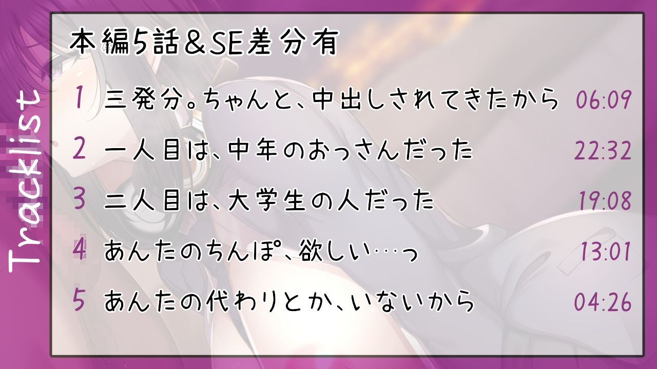 あんたがいちばんだった【バイノーラル純愛寝取らせ】 サンプル4ページ目