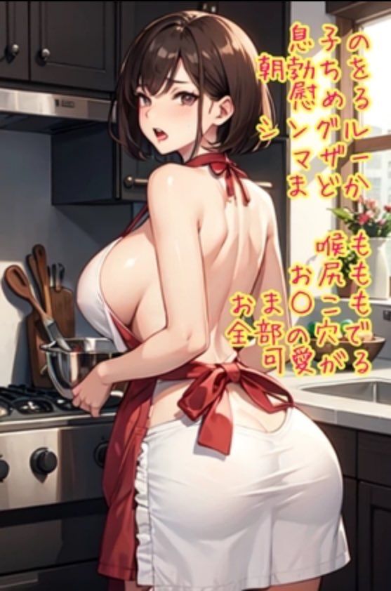 息子の朝勃ちを治めたいシンママまどか サンプル1ページ目
