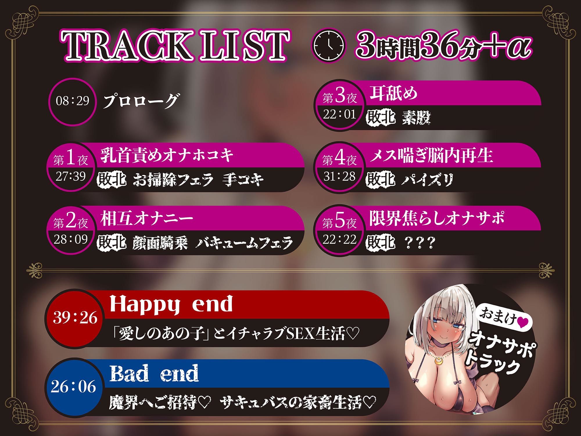 【オナサポ】【連続射精】【射精管理】性悪腹黒乳首責めオナサポ淫魔〜負けたら地獄、勝っても地獄！？〜 サンプル6ページ目