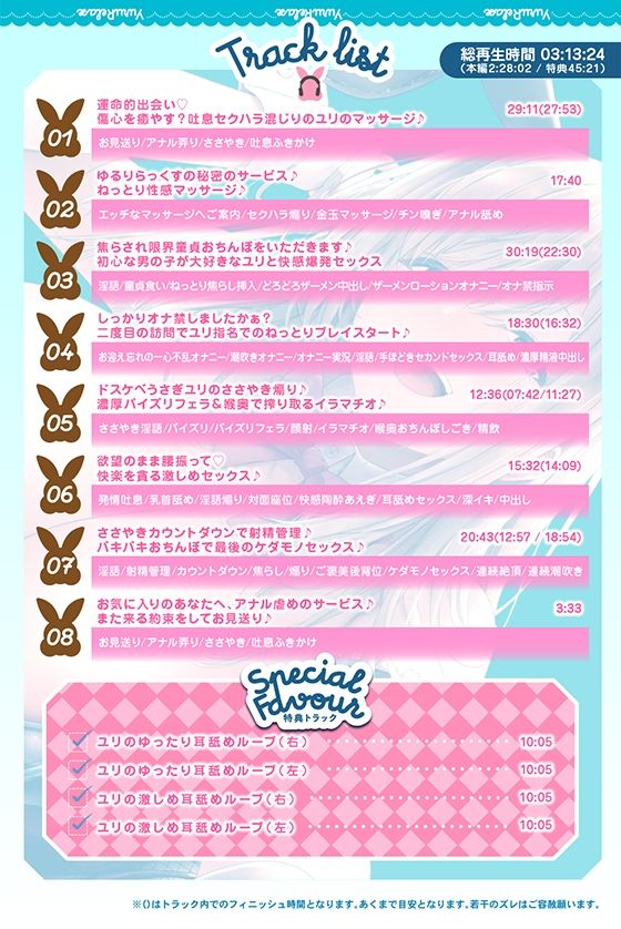 えっちなバニーがお出迎え♪癒し処ゆるりらっくす〜ドスケベバニー華衒ユリの童貞さんを誘惑マッサージ〜 サンプル5ページ目