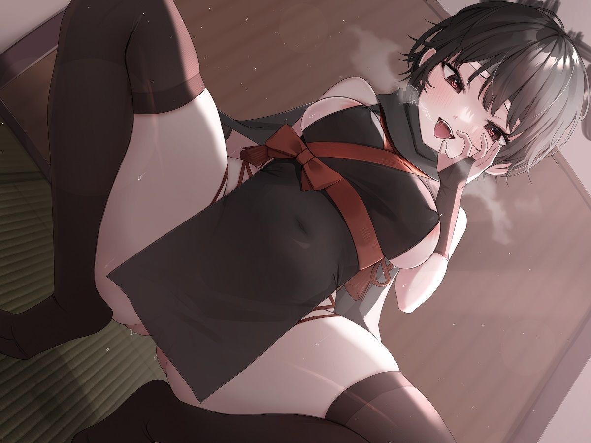 【ゲップ特化】ゲェェエエエップ！！淫乱くノ一「桃子」見参！！【マゾ向け】 サンプル1ページ目