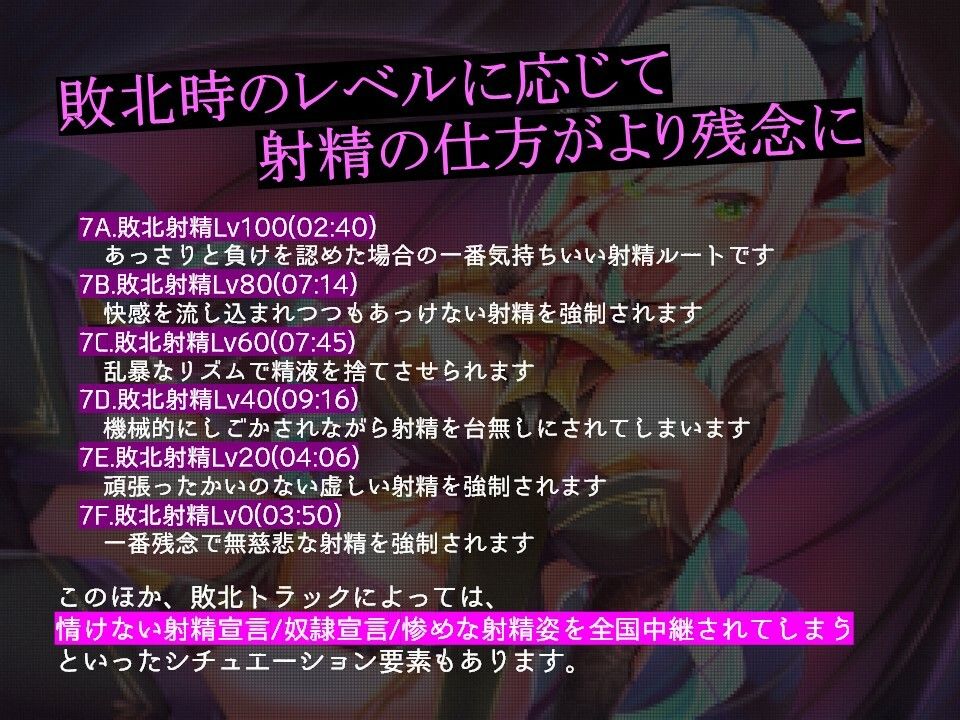 淫魔リリアの勇者敗北♪レベルドレイン式射精禁止×誘惑オナニーゲーム サンプル5ページ目