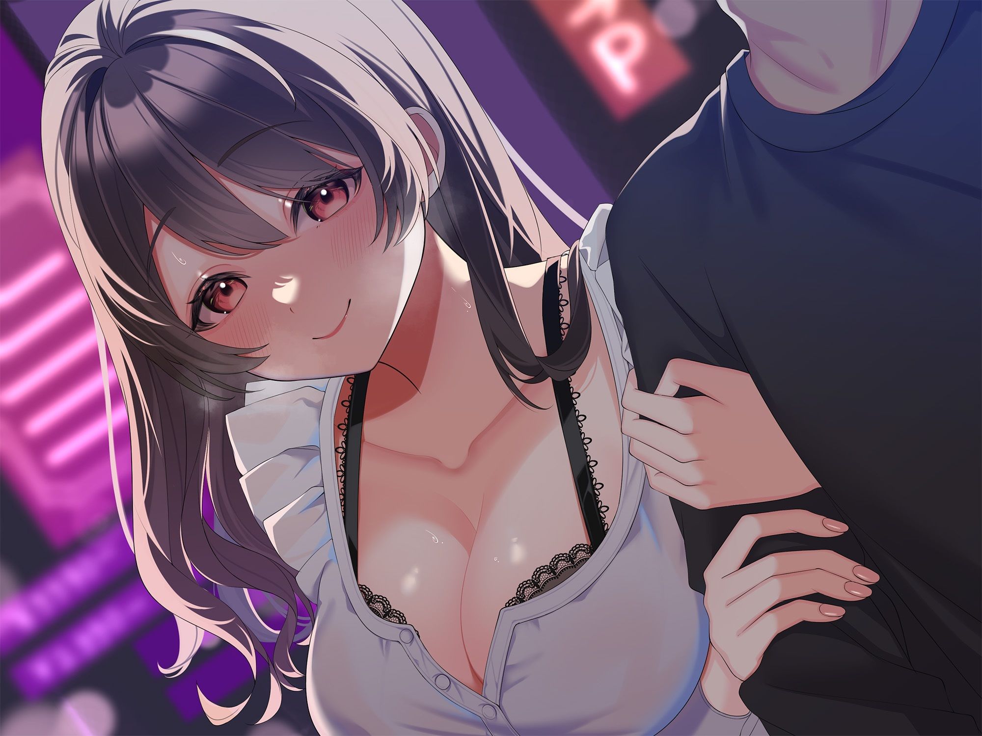 子持ち人妻配信者がゲームで知り合った人と秘密の個人オフ会 サンプル1ページ目