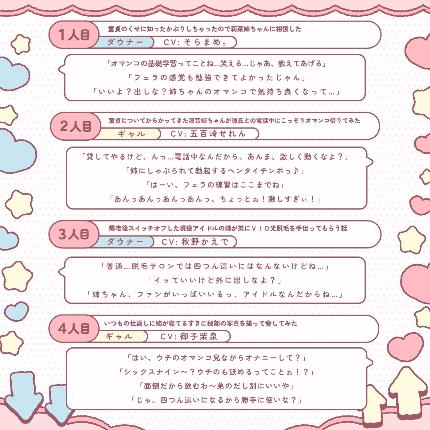 【豪華8名】ダウナー＆ギャル「姉のオマンコ ニューワールド」〜姉弟だから大丈夫〜 サンプル4ページ目
