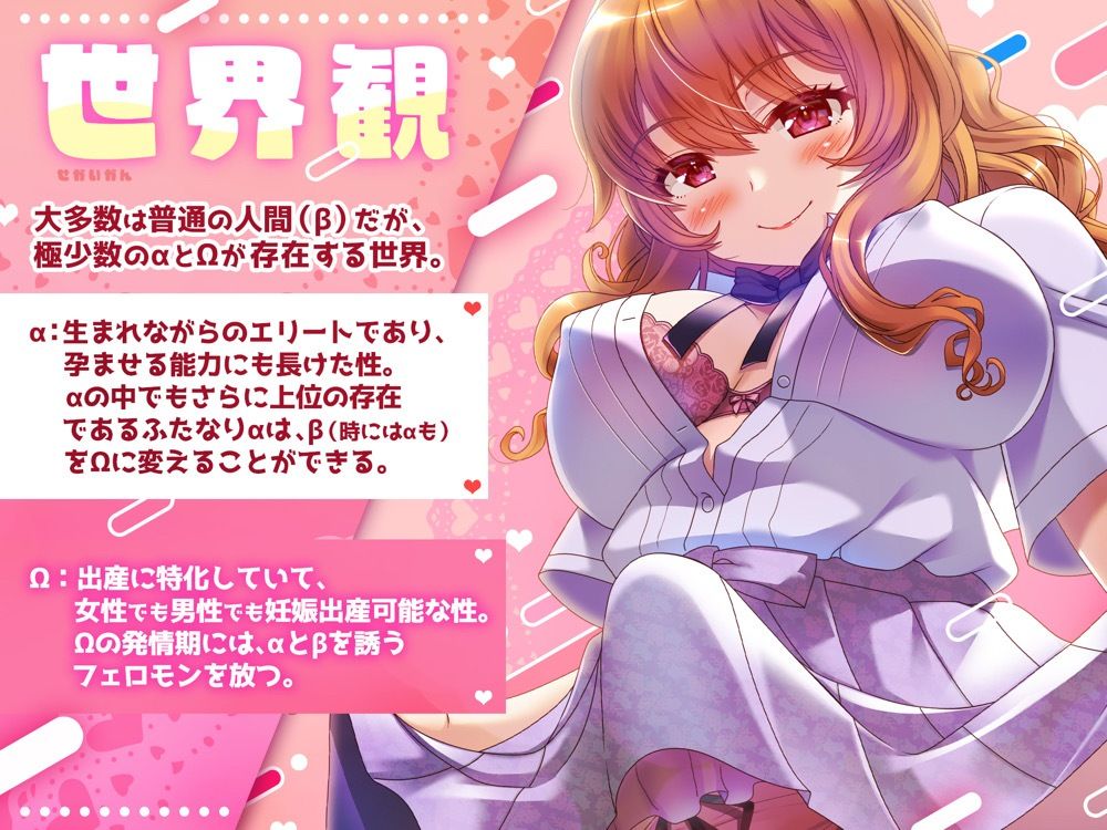 ゆるふわふたなり（α）のつよつよち？ぽに完堕ちして、愛されメス（Ω）にされちゃう話 サンプル2ページ目