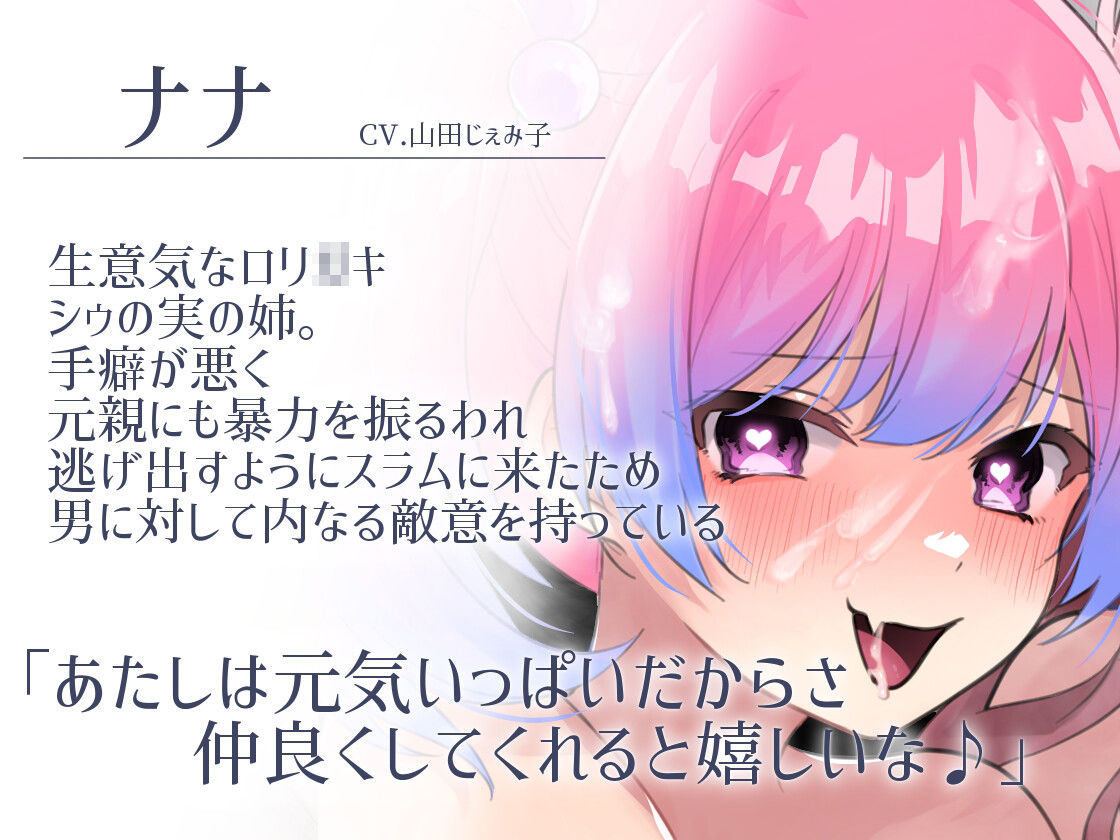 【略奪×○リ×孕ませ洗脳ハーレム】スラムの○リ○キが冒険者に屈服して○リママになってママを差し出すまで【KU100】 サンプル1ページ目