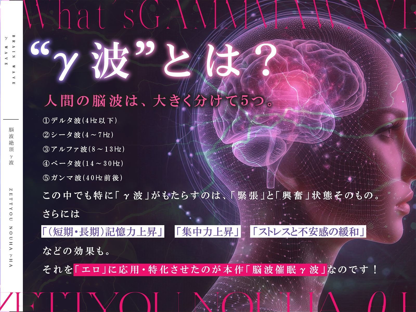 脳波催●γ波〜人間の興奮する脳波40Hzで究極の没入セックスを〜 サンプル3ページ目