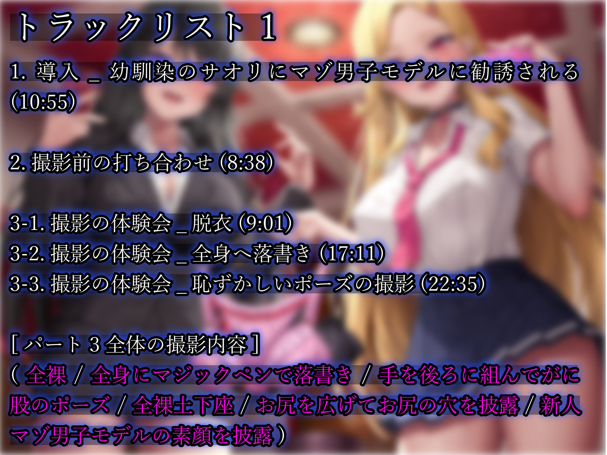 【マゾ犬姿＆女装マゾ姿撮影】マゾ男子モデルの羞恥絶頂Wグラビア撮影会【3時間越え】 サンプル4ページ目