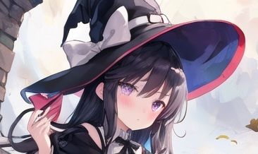 見た目がダウナー系の見習い魔女さんはドジっ子だった〜ホウキ折れてますよ！（ポンコツ魔女さん） サンプル1ページ目
