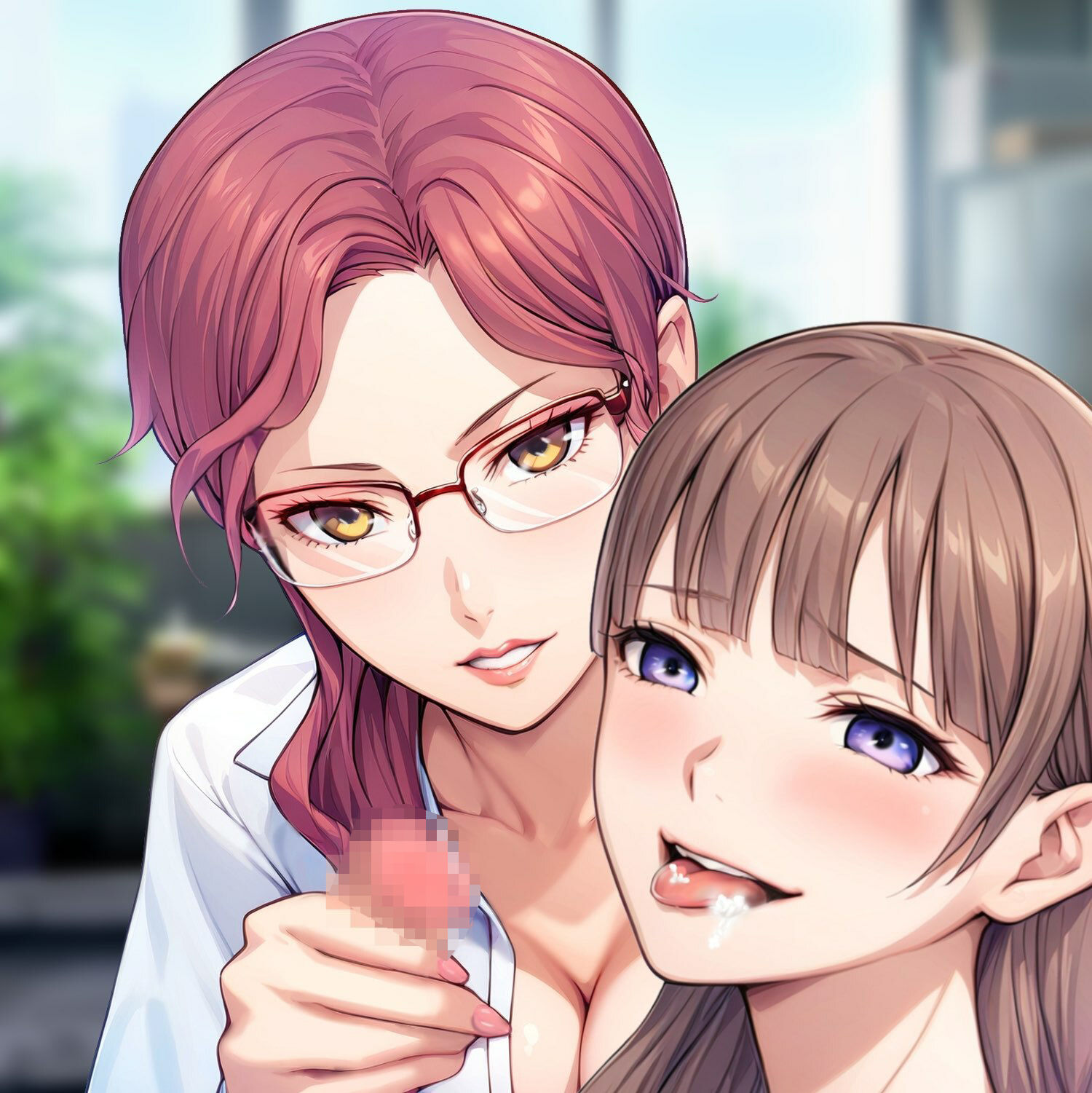 接待秘書2イラマチオ 新人研修編【幹部と社長のチン〇でイラマ研修】 サンプル1ページ目
