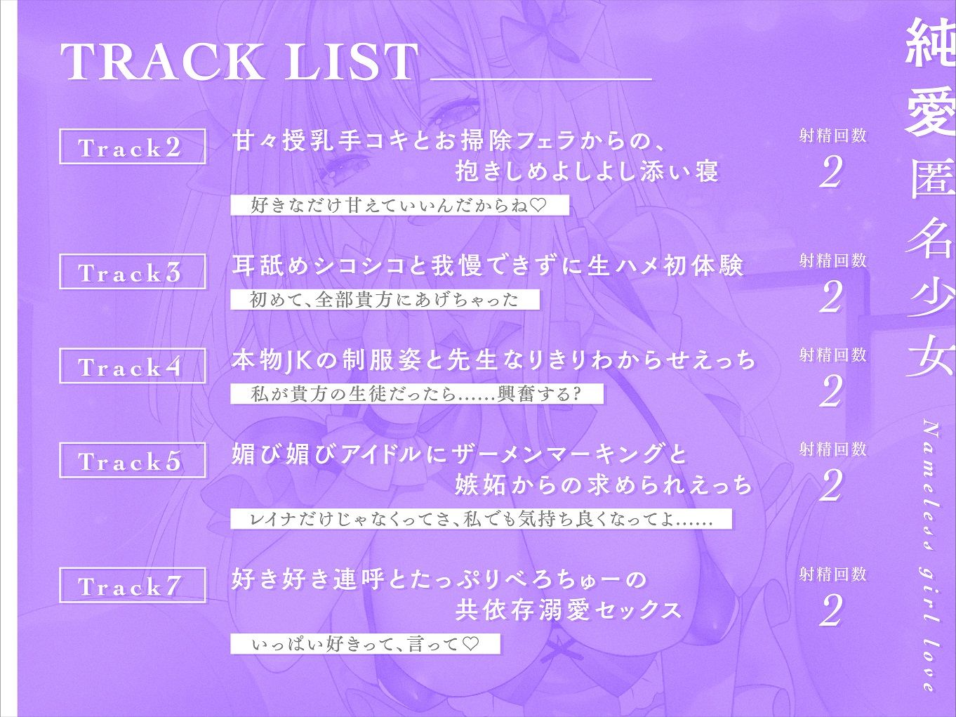 溺愛匿名少女〜世話焼きアイドルJKに甘やかされえっち〜【KU100/フォーリー】 サンプル3ページ目