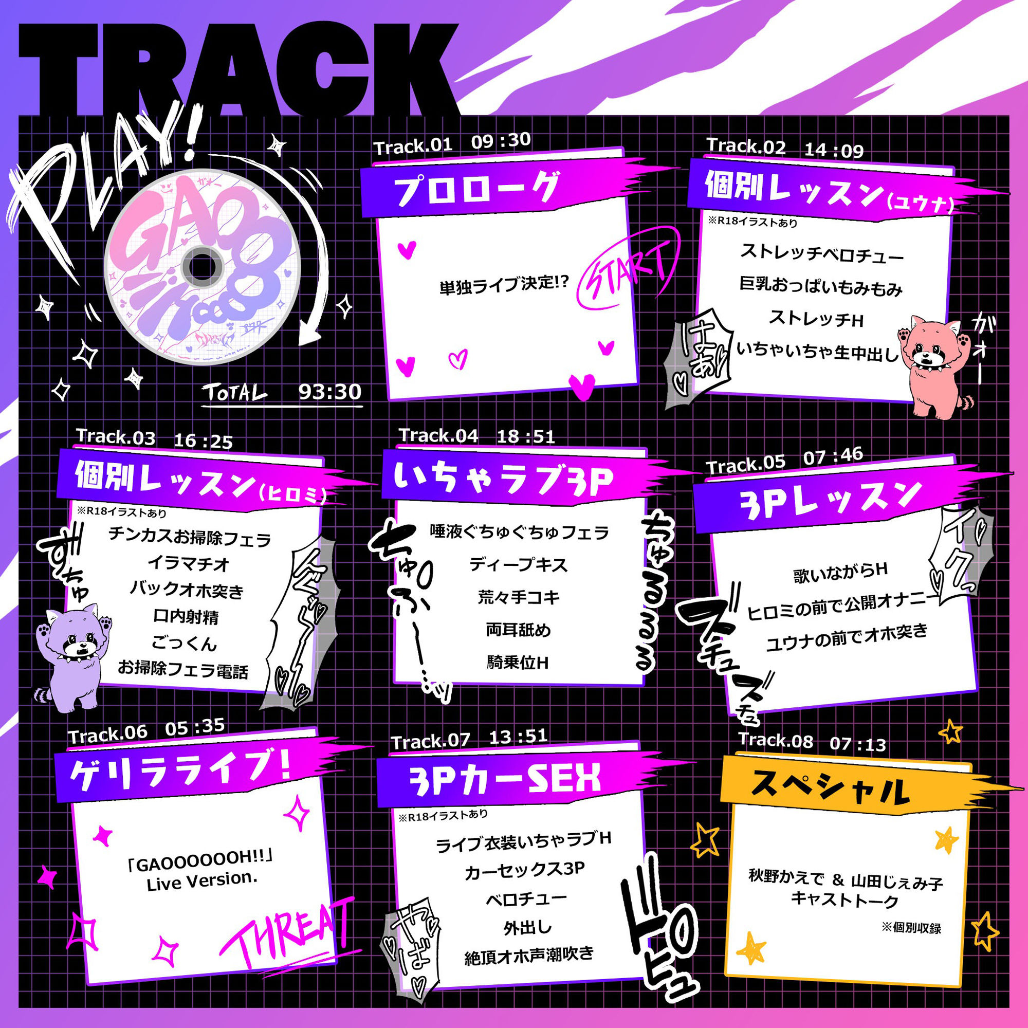 【特価110円】地下アイドルなめんな！〜巨乳JKギャルと変態不思議ちゃんをぢゅぷちゅぱプロデュース♪いちゃラブ3Pで復讐性交！？〜 サンプル6ページ目