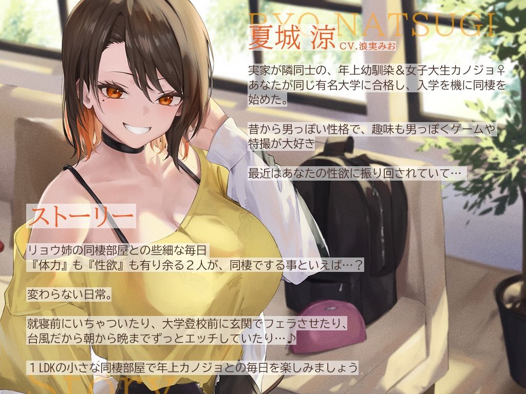【追加コンテンツ】だらパコ  ルームカノジョ ＋PLUS 〜1LDK同棲マシマシ編〜 サンプル1ページ目