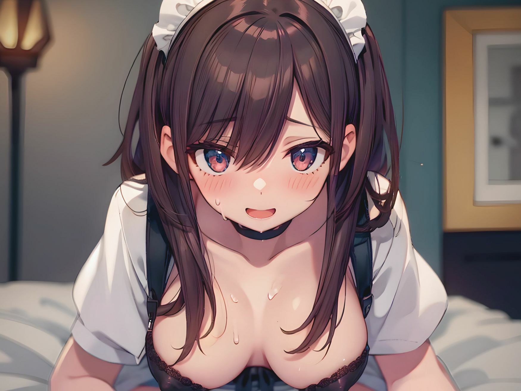 フェラ担当淫乱メイド〜ご主人様のおチ〇ポ様たっぷりご奉仕させていただきます♪〜【KU100】 サンプル2ページ目